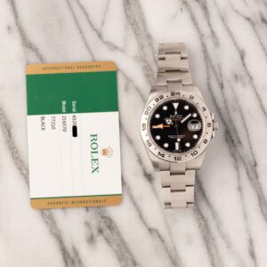 2018 Rolex 216570 Explorer II Orange Hand Scrambled Serial - Full Set - Image 14