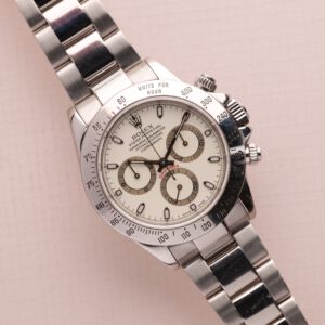 2001 Rolex 116520 Daytona Panna Cotta Cream Dial - Image 3