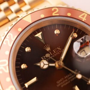 1984 Rolex 16758 Root beer Nipple Dial Yellow Gold GMT - Image 5