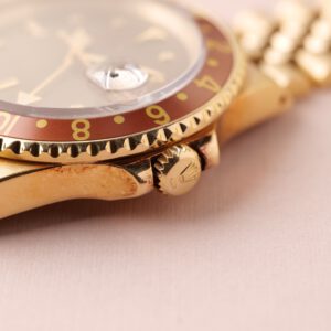 1984 Rolex 16758 Root beer Nipple Dial Yellow Gold GMT - Image 9