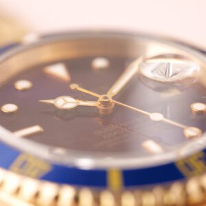 1991 Rolex 16618 Violet Dial Yellow Gold Submariner - Image 7