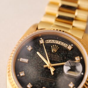 1978 Rolex 18038 Yellow Gold Diamond Stingray Dial Day-Date - Image 7