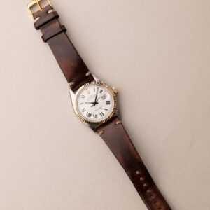 1974 Rolex 1601 Two-Tone Date-Just On Leather Strap - Image 4