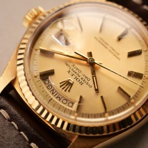 1977 Rolex 1803 Yellow Gold Day-Date On Leather Strap - Image 7