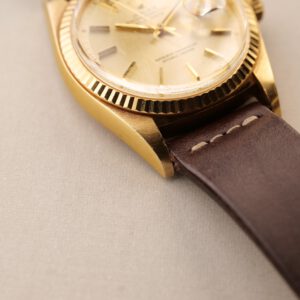 1977 Rolex 1803 Yellow Gold Day-Date On Leather Strap - Image 9