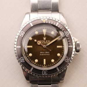 1960 Rolex 5512 Tropical Gilt Chapter Ring Submariner - Image 4