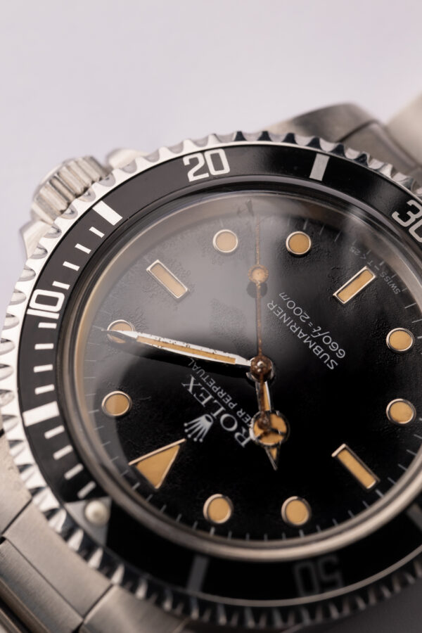 1984 Rolex 5513 Transitional Tritium Pumpkin Burn Submariner