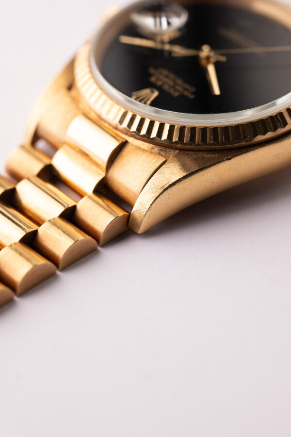 1984 Rolex 16018 Yellow Gold Onyx Datejust