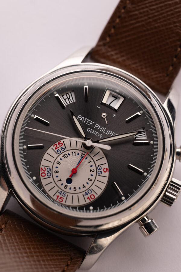 Patek Philippe 5960P Platinum Annual Calendar Chronograph - Full Set