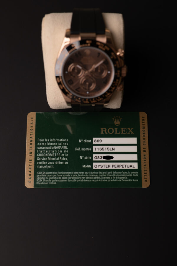 Rolex 116515LN-0017 Rose Gold Daytona - Full Set
