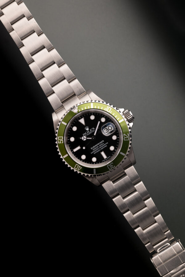 2003 Rolex 16610 Lime Kermit Submariner w/ Papers