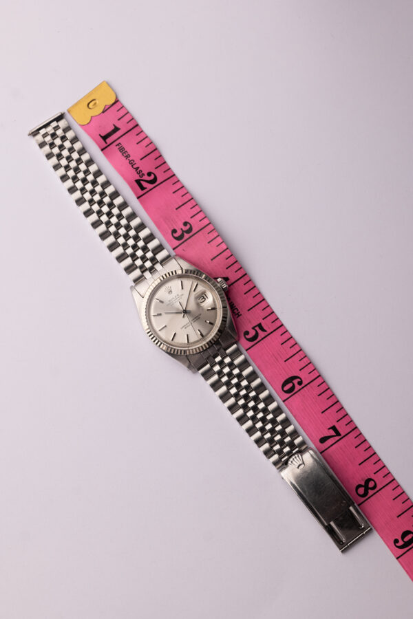 1966 Rolex 1601 Silver No lume Datejust