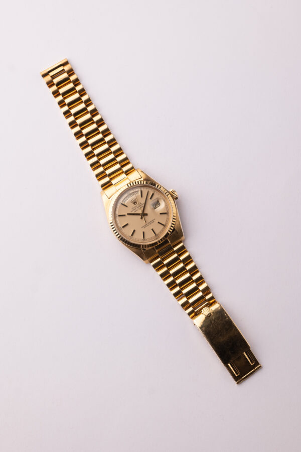 1971 Rolex 1803 Yellow Gold Peachy Dial Day-Date