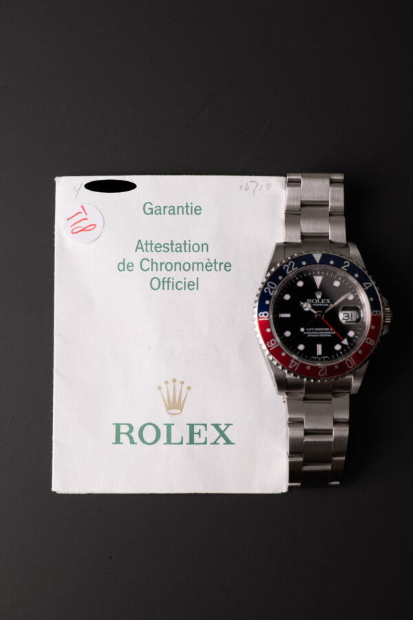 2002 Rolex 16710 Pepsi GMT W/ Paper