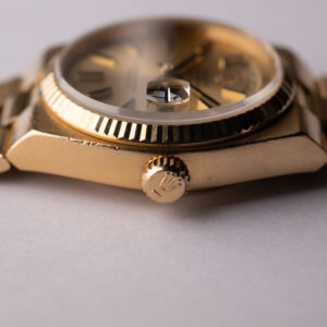 1987 Rolex 19018N Yellow Gold Blacked Day-Date Oysterquartz W/Box - Image 6