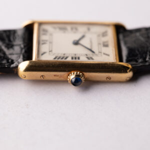 1980's Cartier Paris Tank 18K Yellow Gold - Image 7