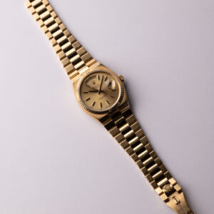 1987 Rolex 19018N Yellow Gold Blacked Day-Date Oysterquartz W/Box - Image 4