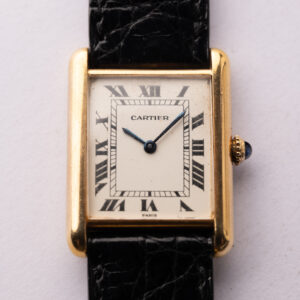 1980's Cartier Paris Tank 18K Yellow Gold - Image 3