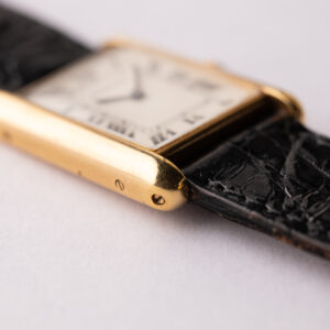 1980's Cartier Paris Tank 18K Yellow Gold - Image 5