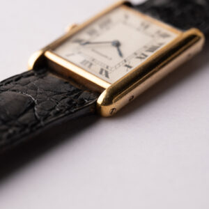 1980's Cartier Paris Tank 18K Yellow Gold - Image 9