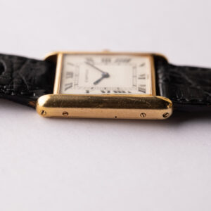 1980's Cartier Paris Tank 18K Yellow Gold - Image 10