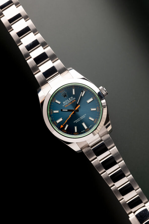 2018 Rolex 116400GV Blue Milgauss W/ Box & Paper