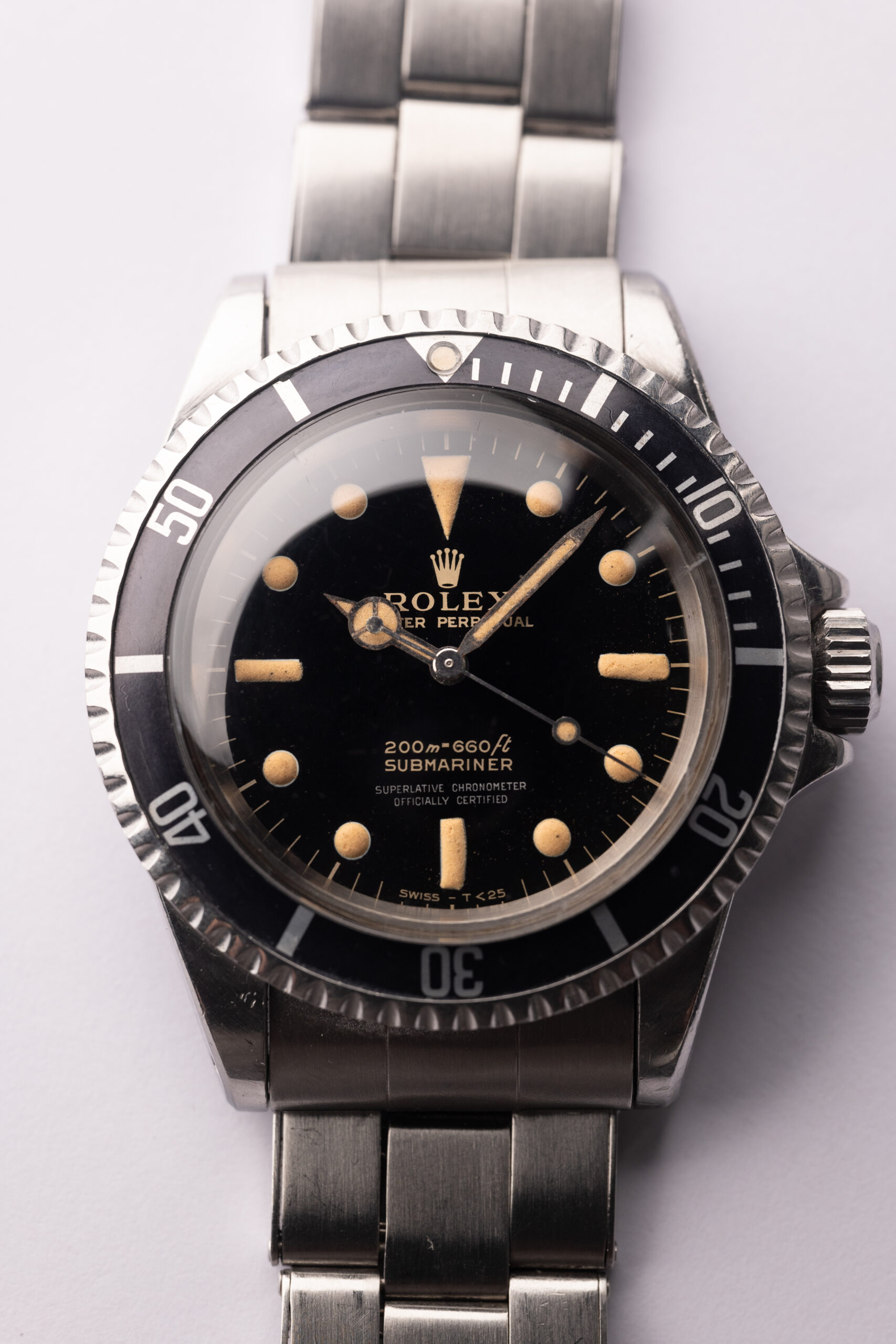 1965 Rolex 5512 Gilt Submariner Grey and Patina