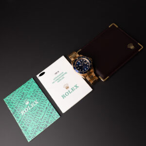 2001 Rolex 16618 Yellow Gold Submariner W/ Papers - Image 20