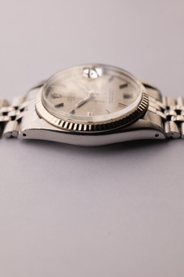 1971 Rolex 1601 Datejust Silver Linen Dial