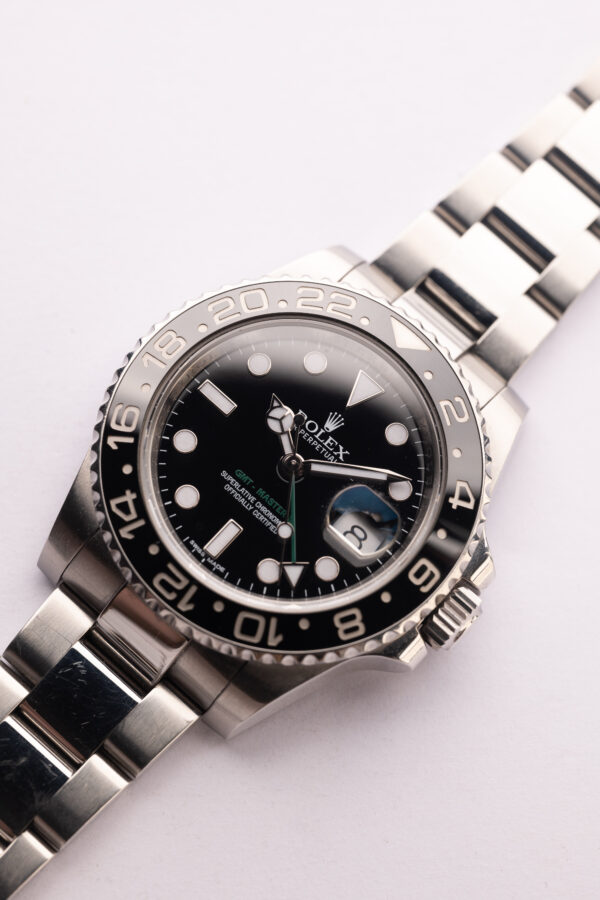 2016 Rolex 116710LN Black GMT W/Box & Paper