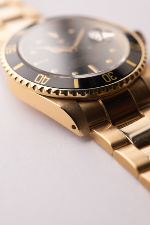 1983 Rolex 16808 Yellow Gold Submariner W/Box