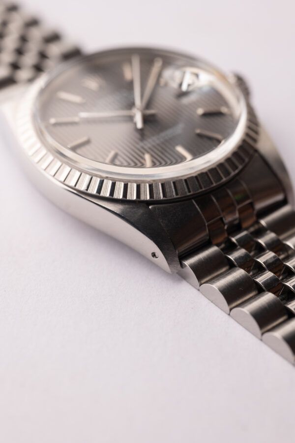 1987 Rolex 16030 Grey Tapestry Datejust - Full Set - Unpolished