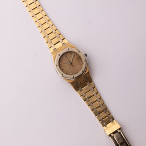 1985 Audemars Piguet 56023AC Yellow+White Gold Royal Oak Quartz W/Archive Paper - Image 2