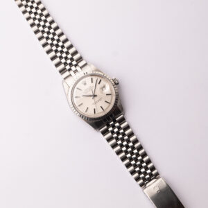 1971 Rolex 1603 Silver Black Paint Dial Datejust - Image 2