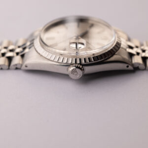 1971 Rolex 1603 Silver Black Paint Dial Datejust - Image 8