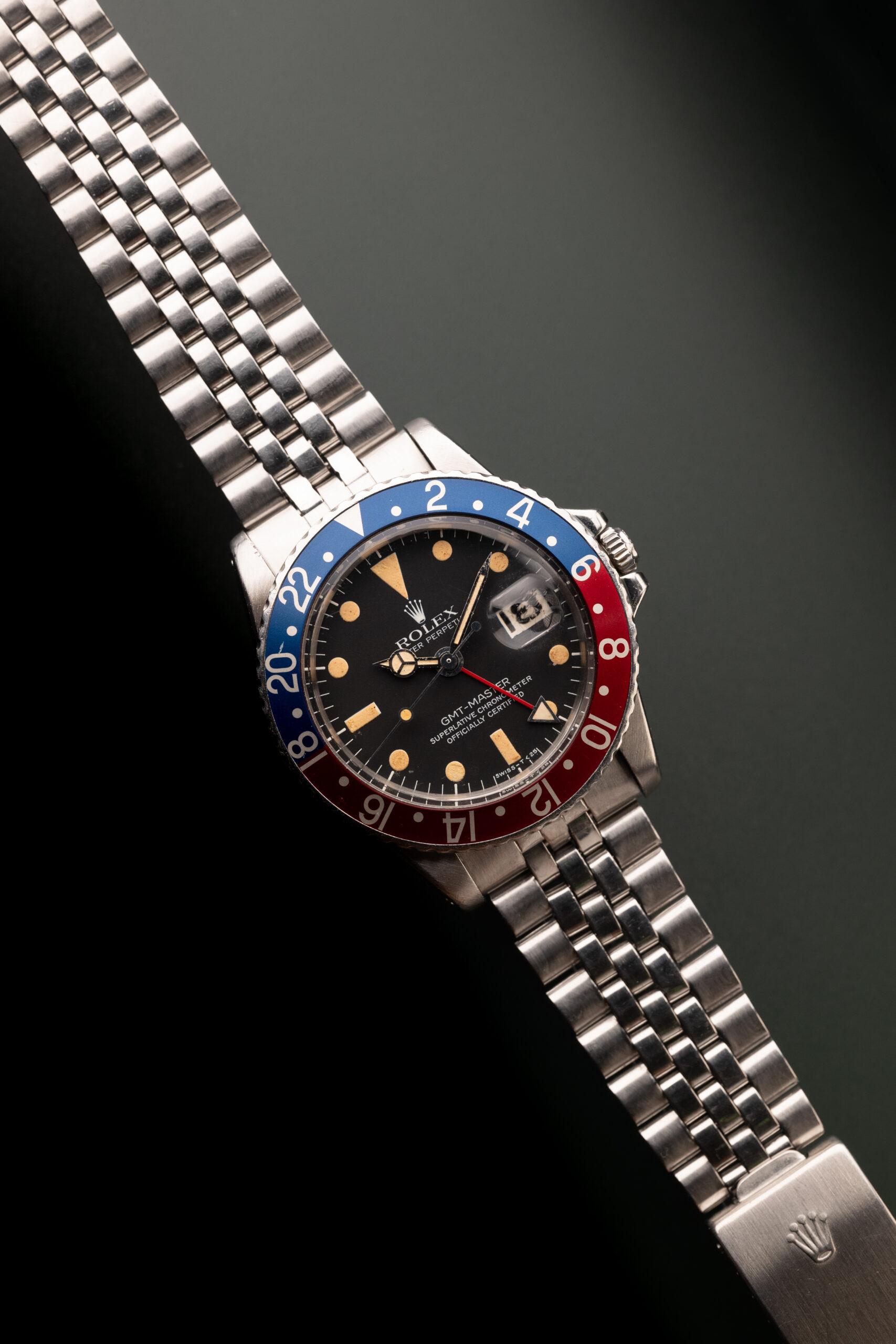 1972 Rolex Pumpkin MK4 1675 Pepsi GMT Grey and Patina