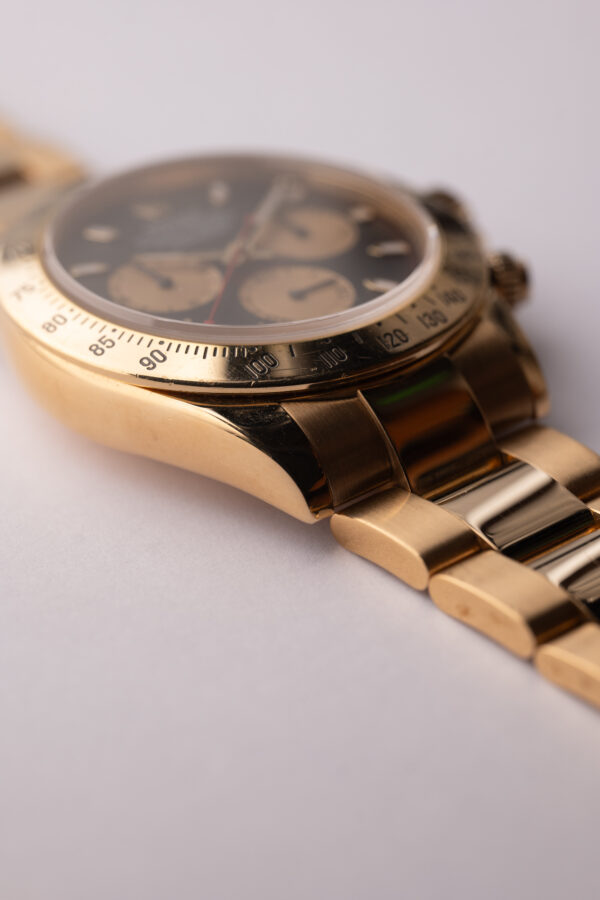 2006 Rolex 116528 Yellow Gold Black Paul Newman Daytona