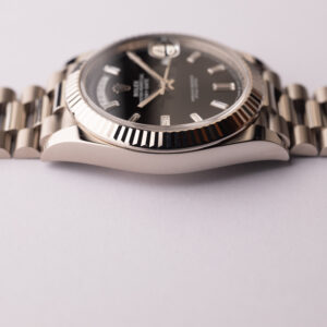 2023 Rolex 228239 18k White Gold Diamond Day-Date - Image 10