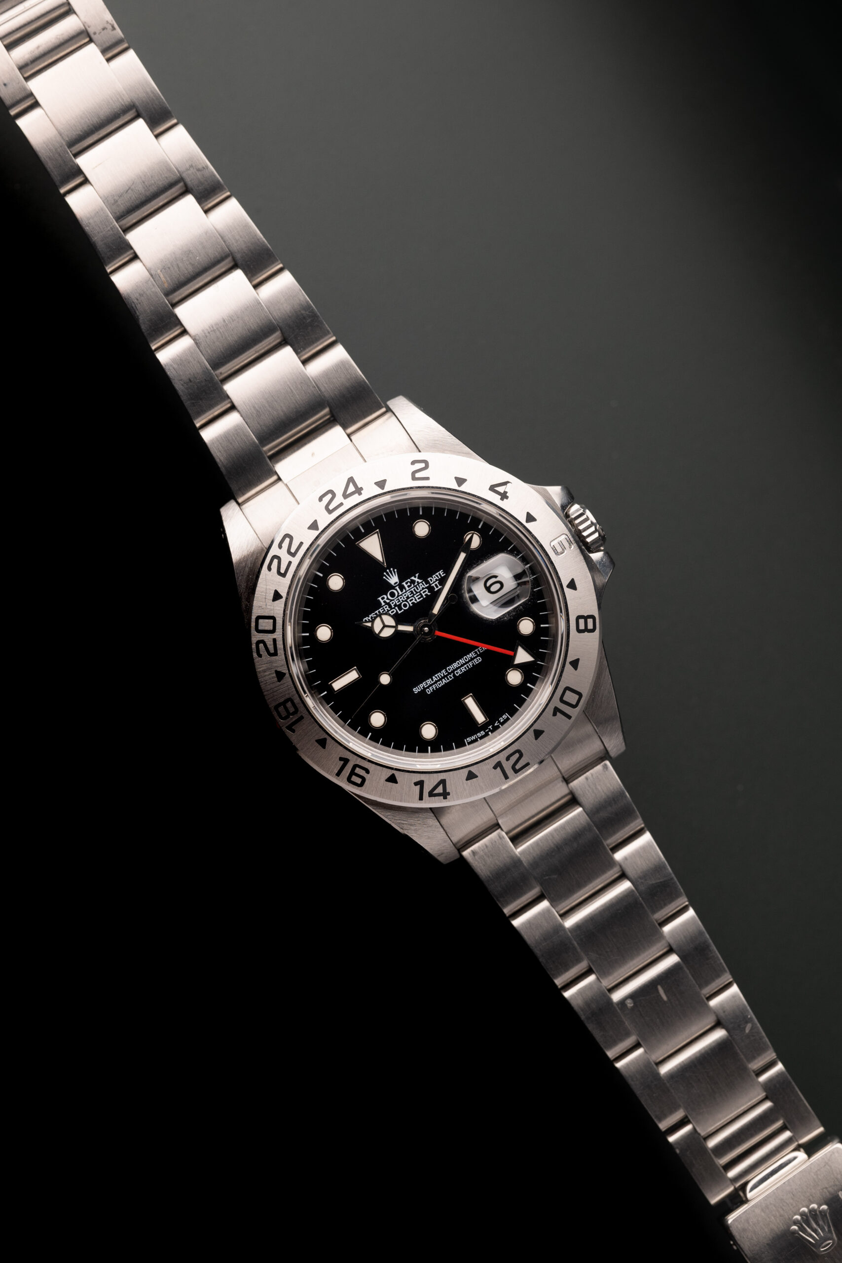 1991 Rolex 16570 Explorer II | Grey and Patina