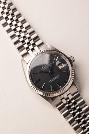 1970 Rolex 1601 Matte Black "Door Stop" Datejust - Image 5