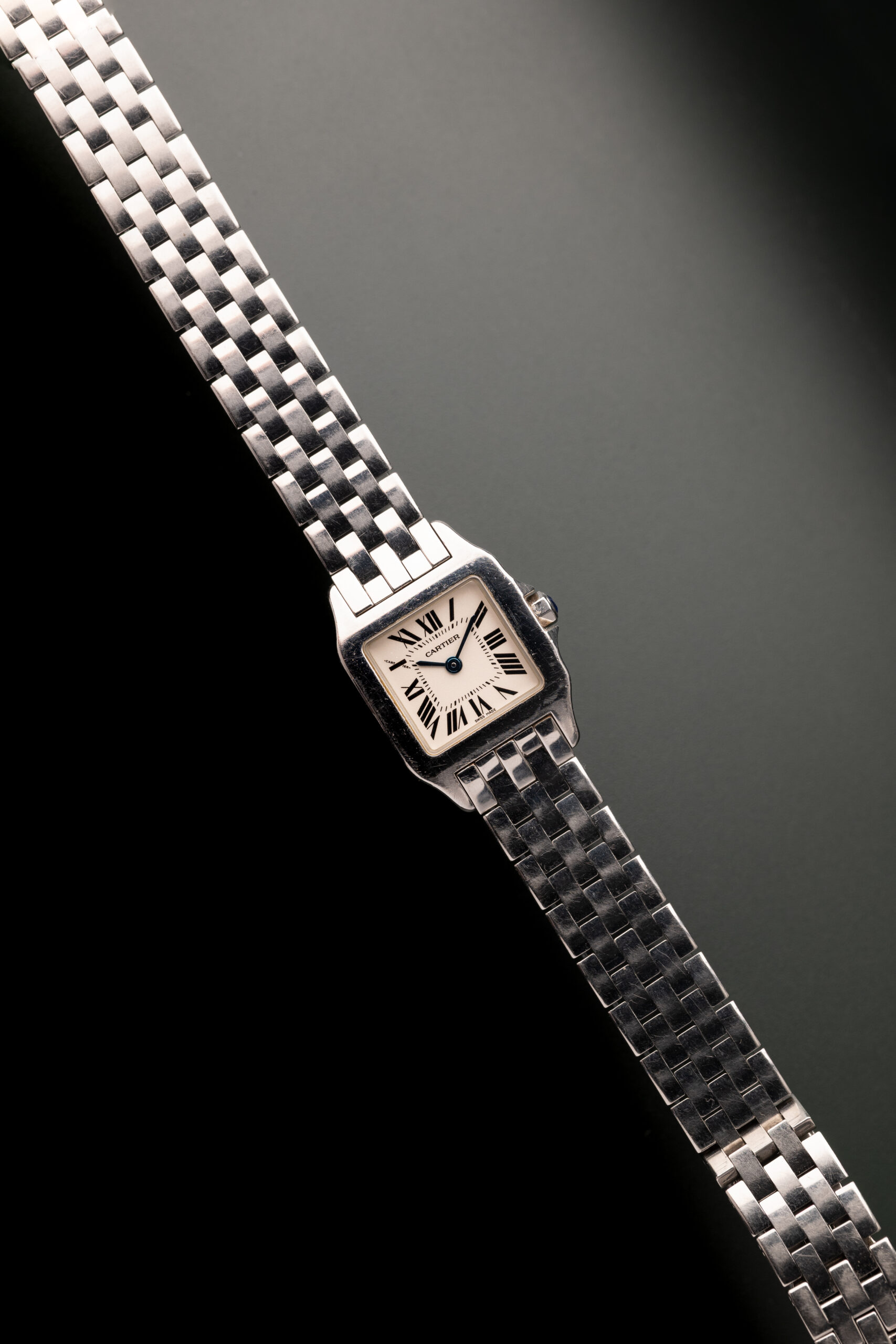 2004 Cartier Santos 2698 Demoiselle W/Papers | Grey and Patina