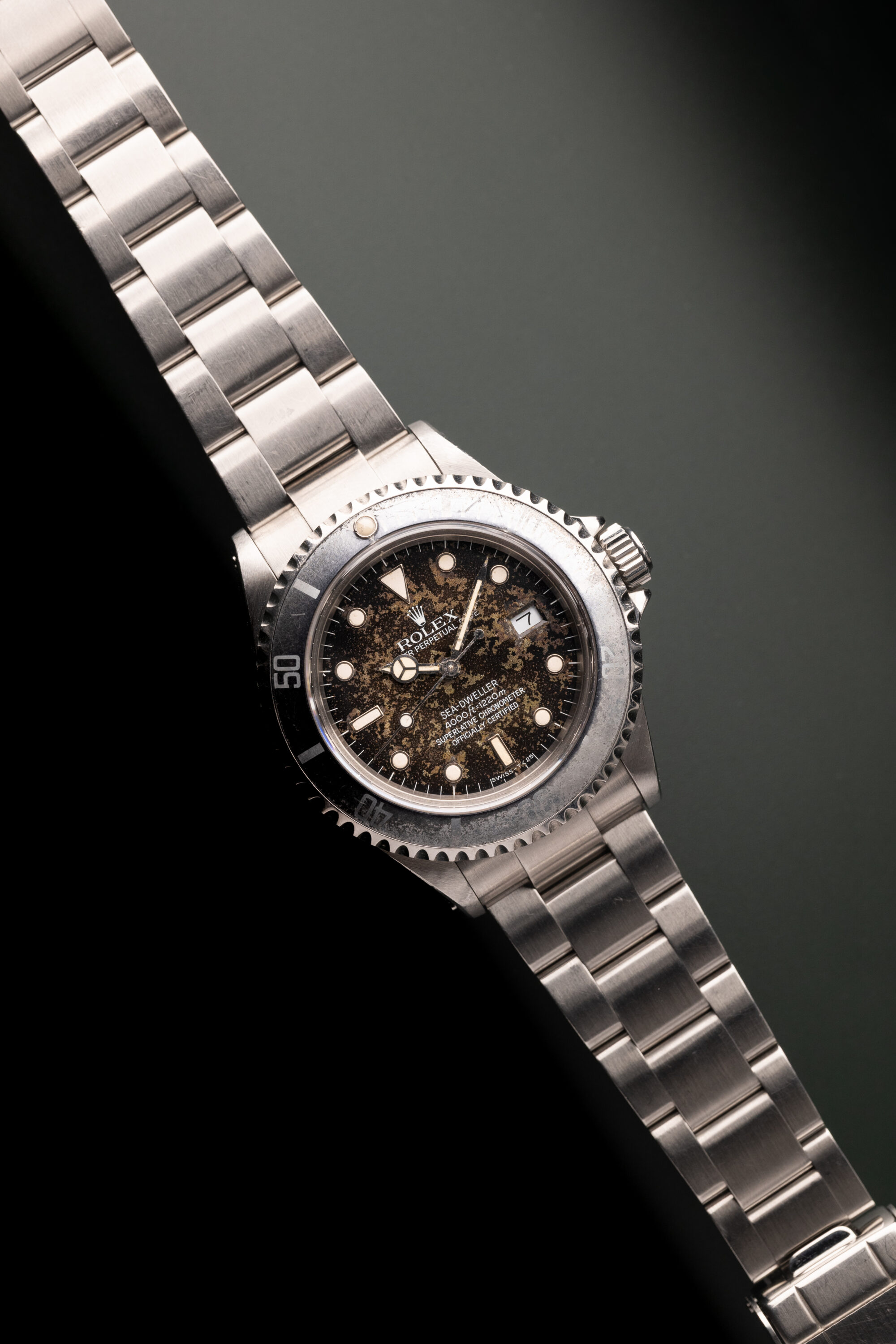 1987 Rolex 16600 Tropical Sea-Dweller W/Box | Grey and Patina