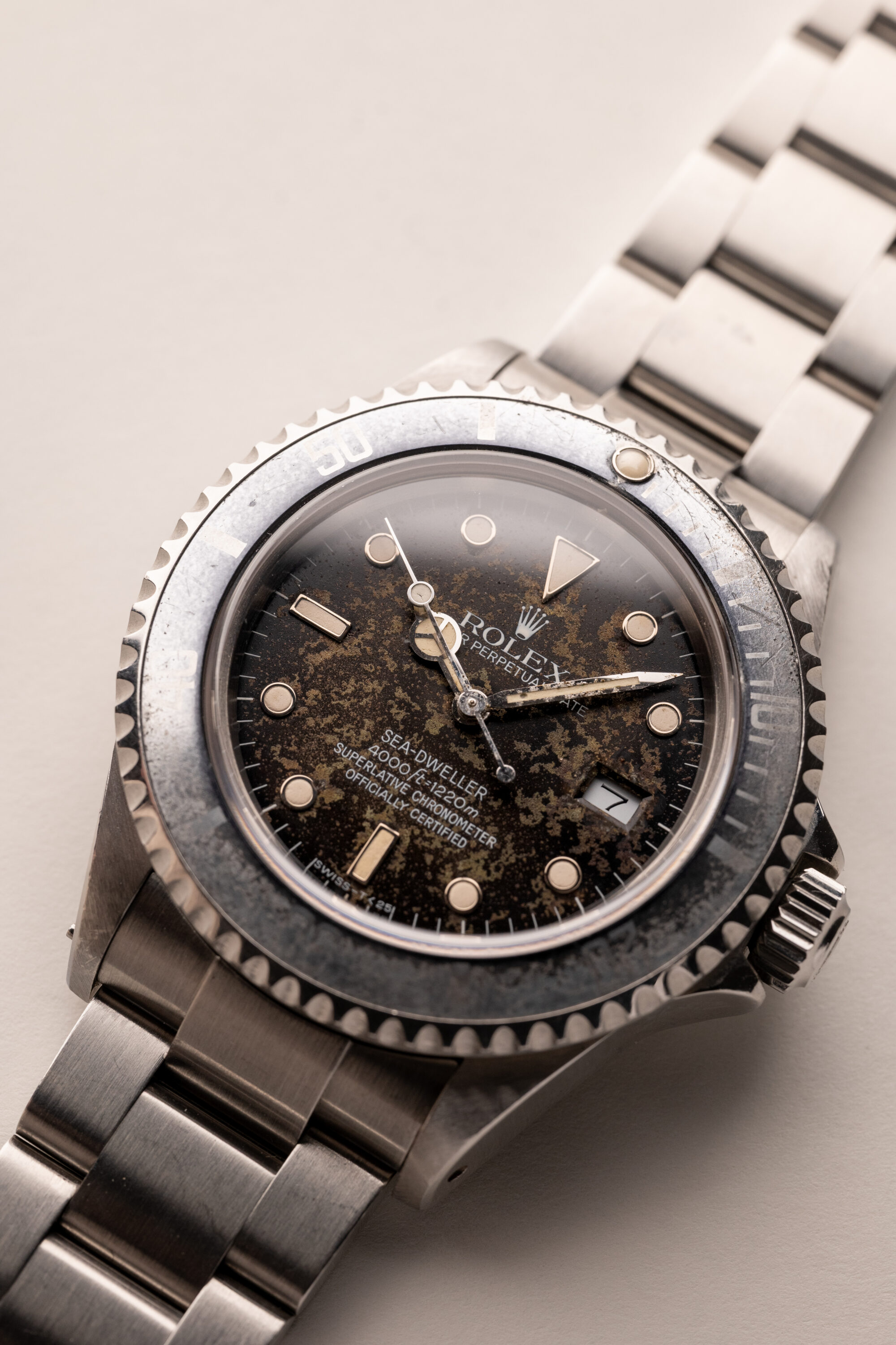 1987 Rolex 16600 Tropical Sea-Dweller W/Box | Grey and Patina