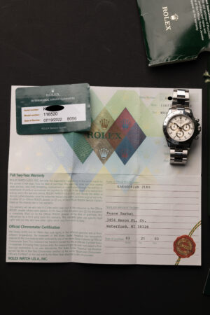 2001 Rolex 116520 Cream Daytona W/Box & Paper - Image 20