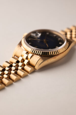 1979 Rolex 16018 Yellow Gold Blue Vignette Diamond Datejust W/Paper - Image 10