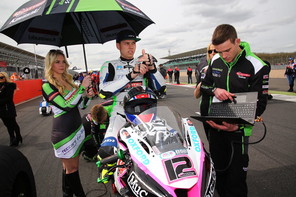 Quattro Plant Kawasaki At Silverstone 10th April Bsb 01