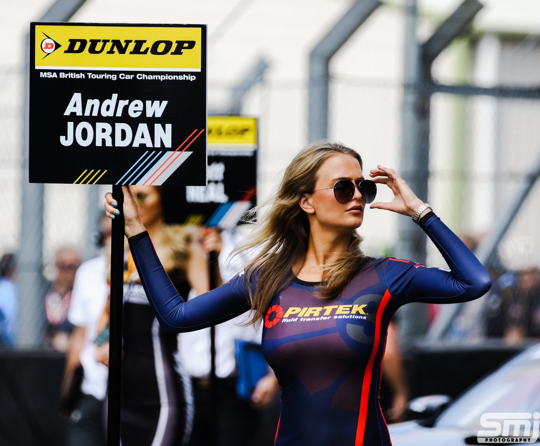 Pirtek Racing Btcc Grid Girl At Oulton Park Btcc On 10th June 2018