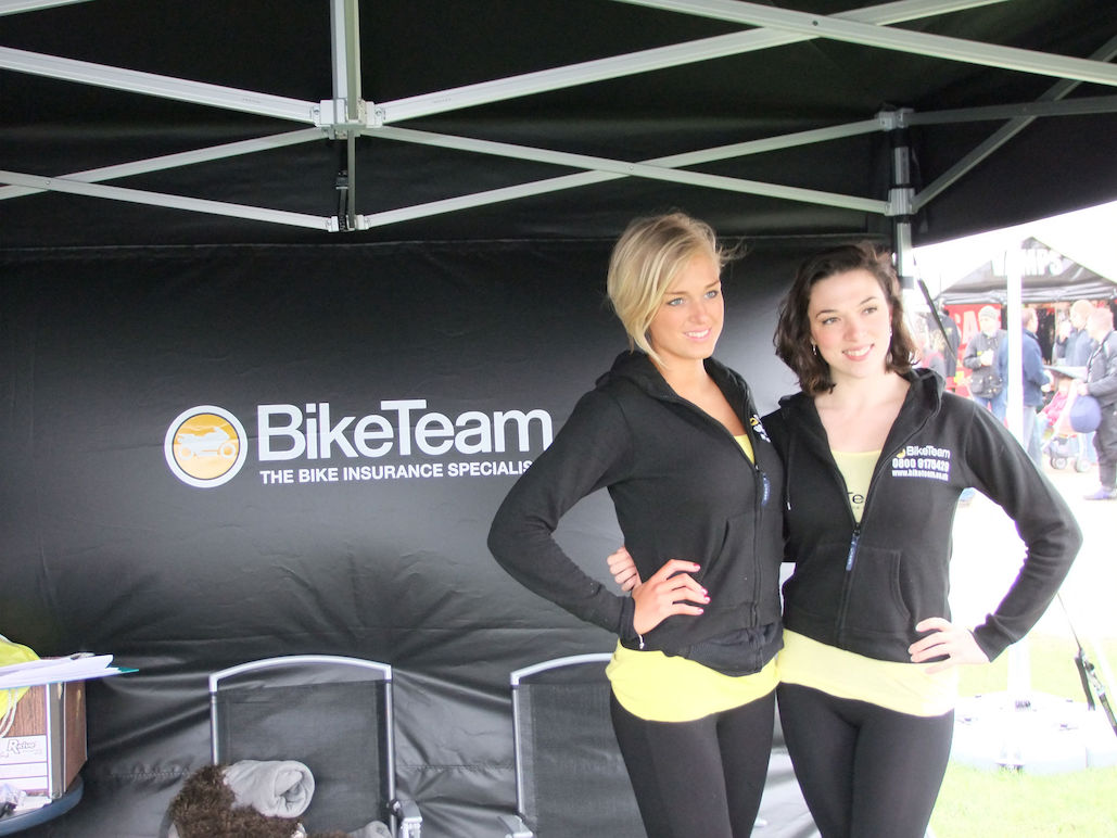 Bike Team At Bmf Show, Peterborough Showground In May 2012