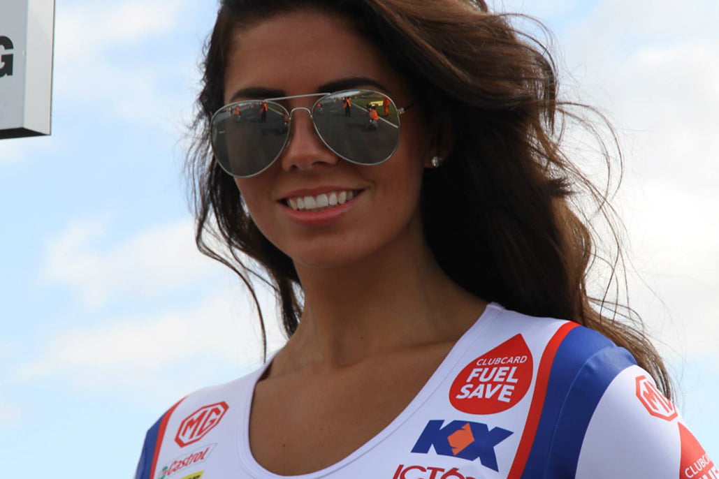 Grid Girls with Triple 8KX Energy BTCC at Knockhill BTCC on 24th August 2014 01