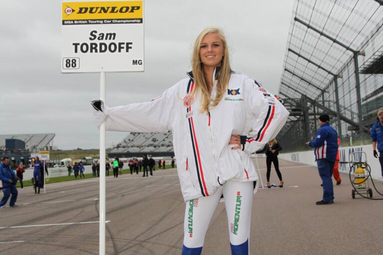 Grid Girls with Triple 8KX Energy BTCC at Rockingham BTCC on 15th September 2013 01